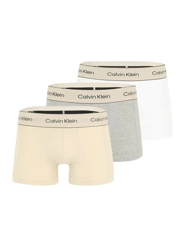 Calvin Klein Underwear Calvin Klein Underwear Boksarice  bež / pegasto siva / črna / bela