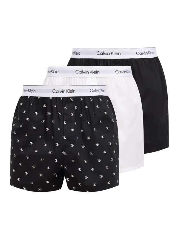 Calvin Klein Underwear Calvin Klein Underwear Boksarice  črna / bela