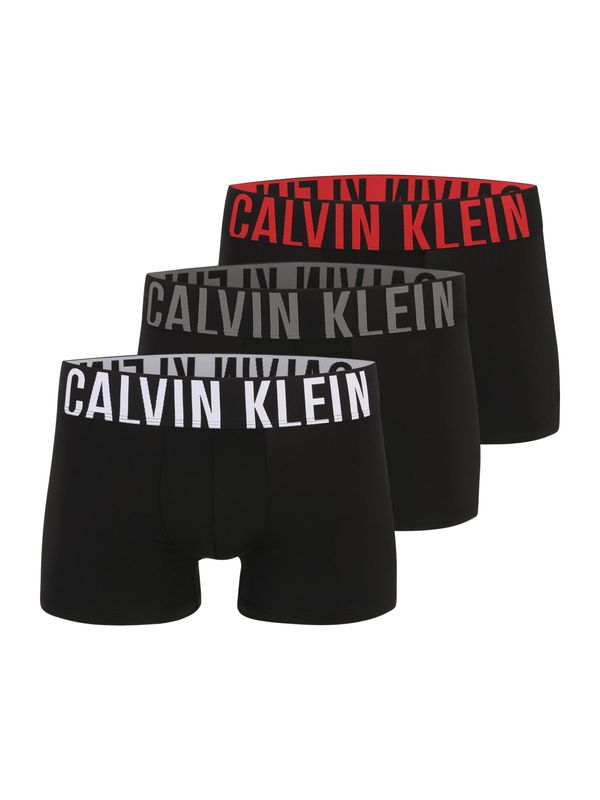 Calvin Klein Underwear Calvin Klein Underwear Boksarice 'Intense Power'  siva / ognjeno rdeča / črna / bela