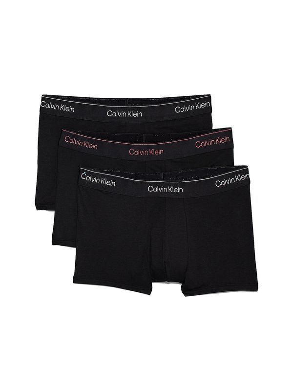 Calvin Klein Underwear Calvin Klein Underwear Boksarice  krvavo rdeča / črna / srebrna