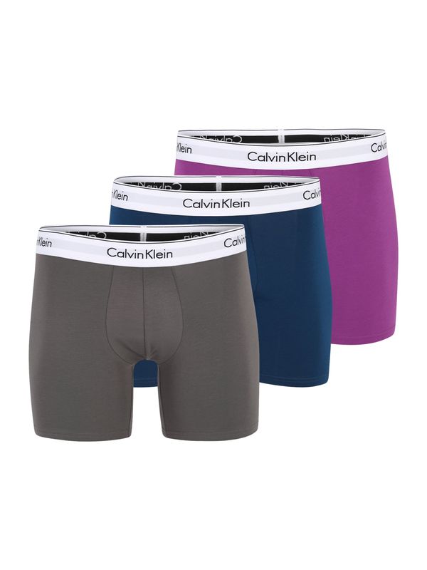 Calvin Klein Underwear Calvin Klein Underwear Boksarice  marine / grafit / lila / bela