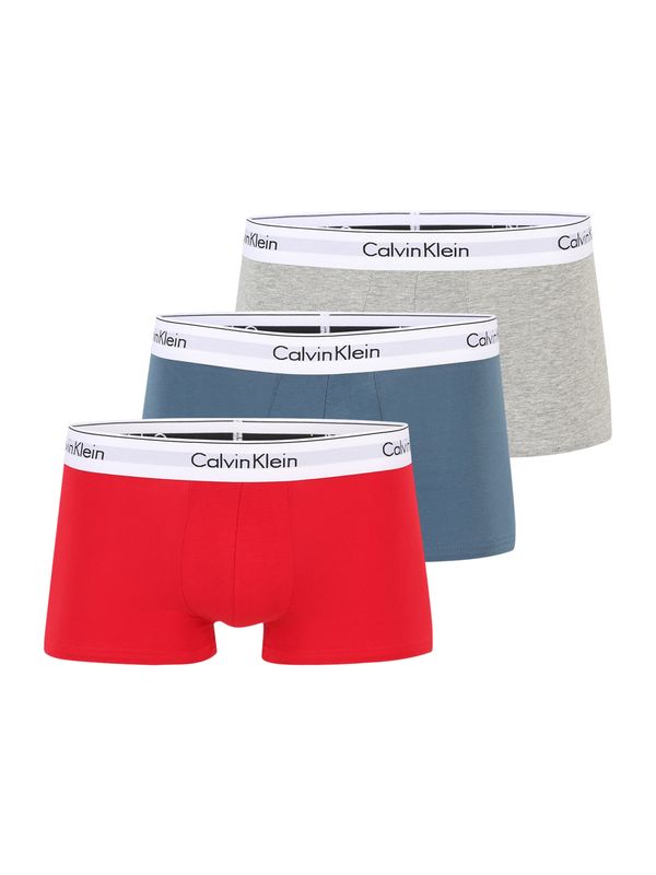 Calvin Klein Underwear Calvin Klein Underwear Boksarice  modra / pegasto siva / rdeča / bela