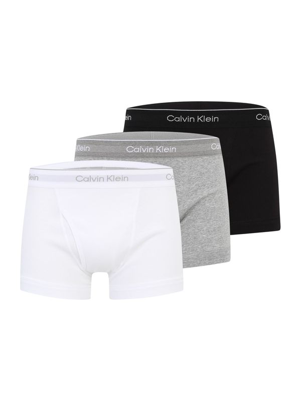 Calvin Klein Underwear Calvin Klein Underwear Boksarice  pegasto siva / črna / bela