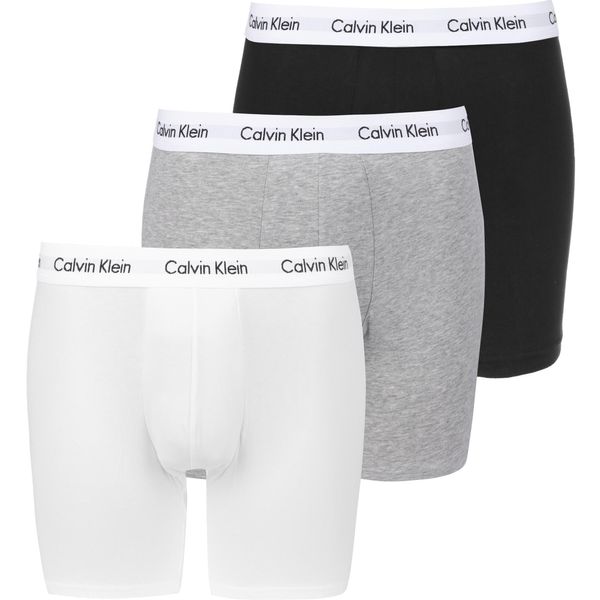 Calvin Klein Underwear Calvin Klein Underwear Boksarice  pegasto siva / črna / bela