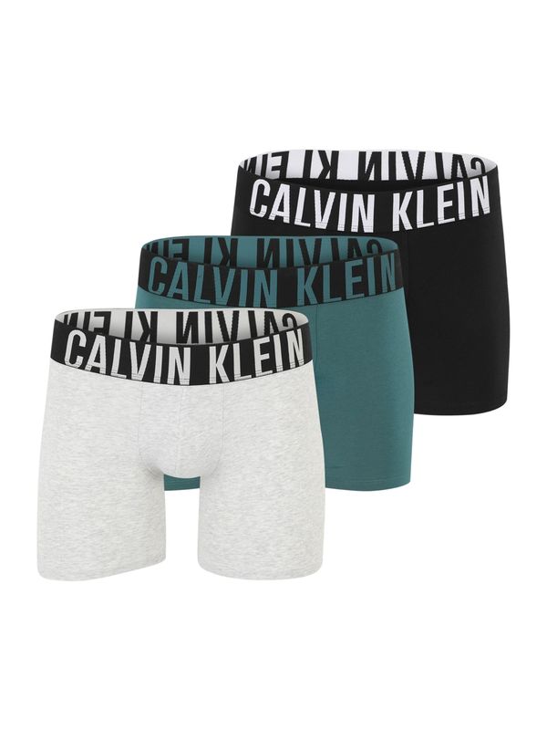 Calvin Klein Underwear Calvin Klein Underwear Boksarice  pegasto siva / zelena / črna / bela