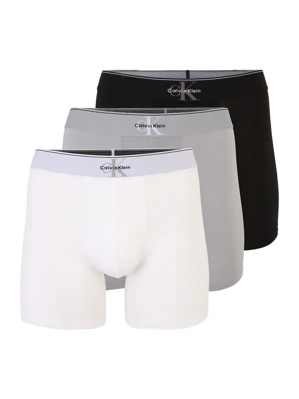 Calvin Klein Underwear Calvin Klein Underwear Boksarice  siva / črna / bela