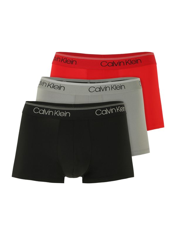 Calvin Klein Underwear Calvin Klein Underwear Boksarice  siva / rdeča / črna