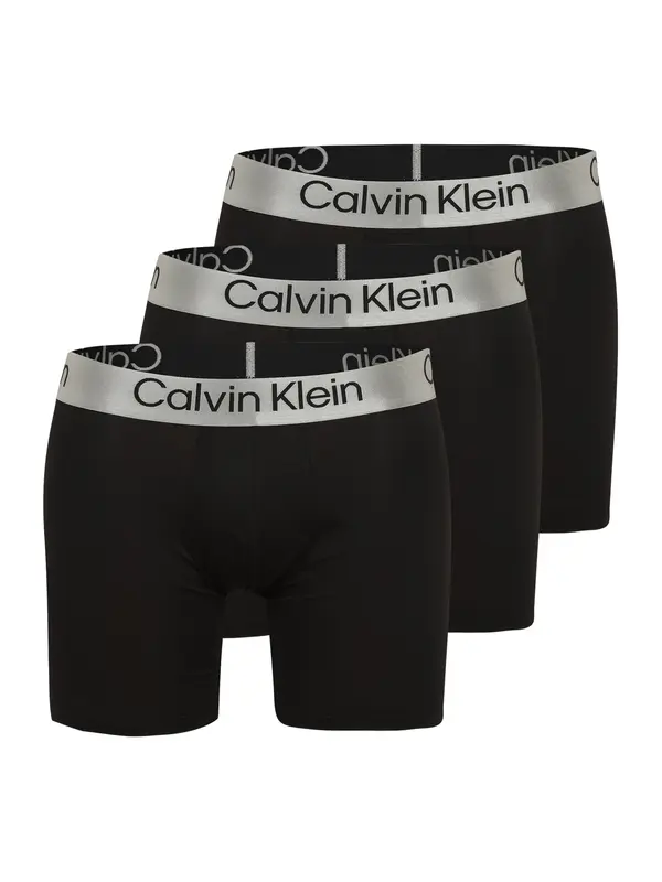 Calvin Klein Underwear Calvin Klein Underwear Boksarice  srebrno-siva / črna