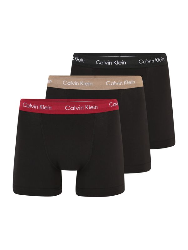 Calvin Klein Underwear Calvin Klein Underwear Boksarice  svetlo rjava / rdeča / črna / bela