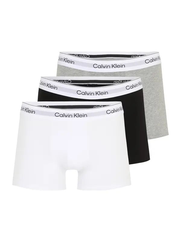 Calvin Klein Underwear Calvin Klein Underwear Boksarice  svetlo siva / črna / bela