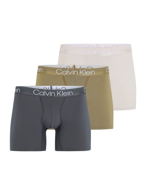 Calvin Klein Underwear Calvin Klein Underwear Boksarice  temno siva / oliva / bela / off-bela