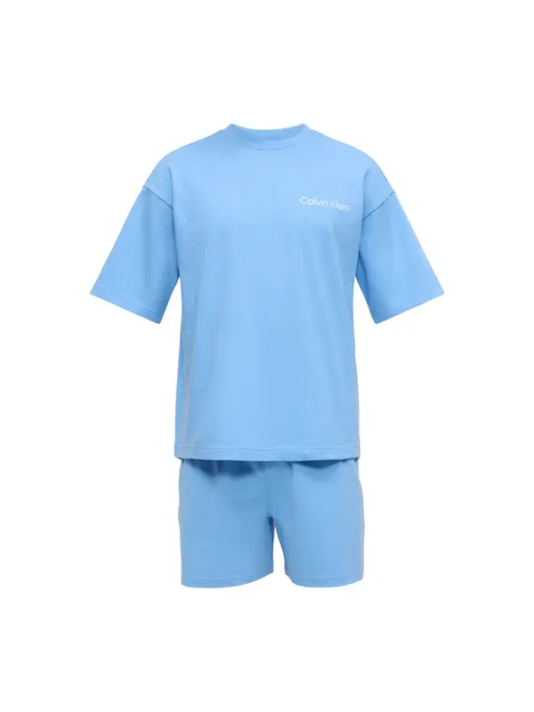 Calvin Klein Underwear Calvin Klein Underwear Kratka pižama  nebeško modra