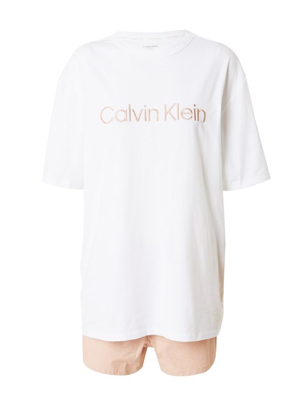 Calvin Klein Underwear Calvin Klein Underwear Kratke hlače za spanje  bež / bela