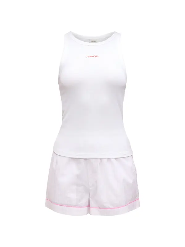 Calvin Klein Underwear Calvin Klein Underwear Kratke hlače za spanje  svetlo roza / rdeča / bela