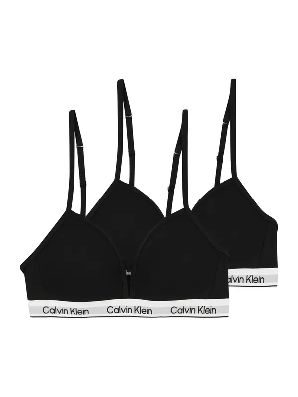 Calvin Klein Underwear Calvin Klein Underwear Modrček  črna / bela