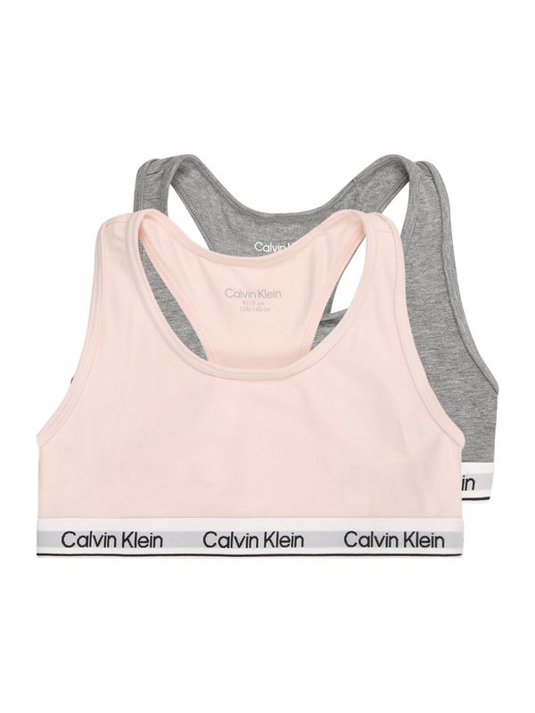 Calvin Klein Underwear Calvin Klein Underwear Modrček  pegasto siva / pastelno roza / črna / bela