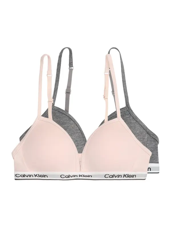 Calvin Klein Underwear Calvin Klein Underwear Modrček  svetlo siva / temno siva / roza / bela