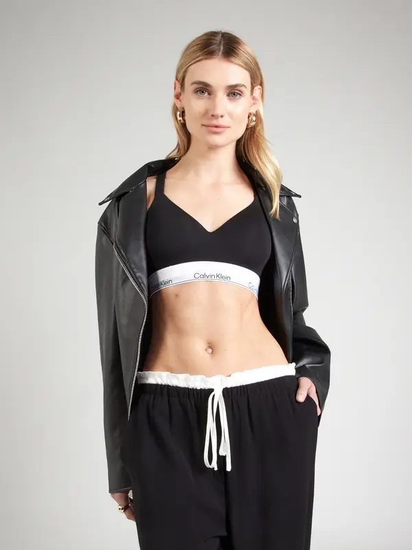 Calvin Klein Underwear Calvin Klein Underwear Nedrček  črna / bela