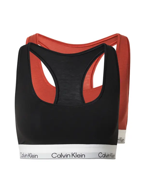 Calvin Klein Underwear Calvin Klein Underwear Nedrček  oranžno rdeča / črna / bela