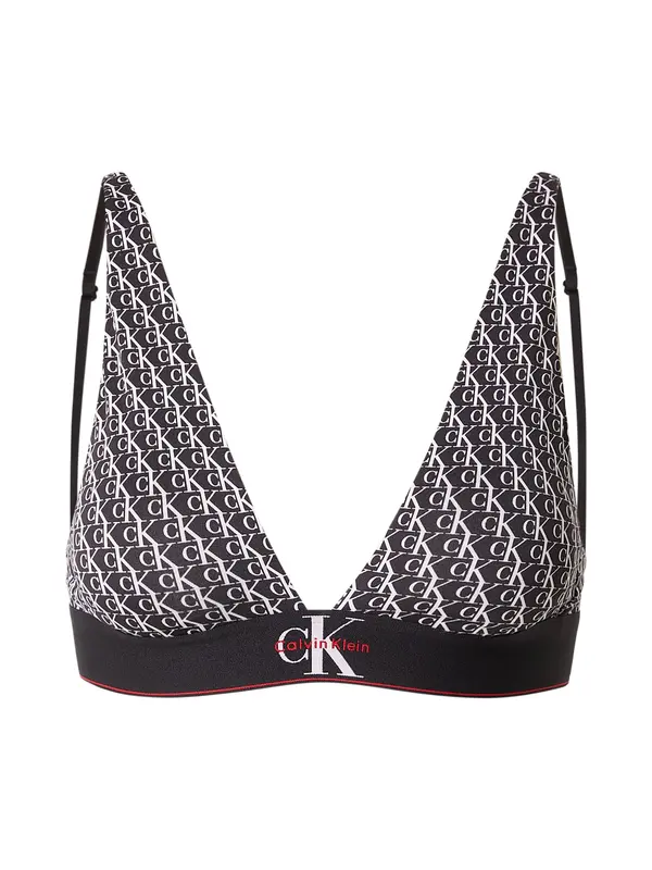 Calvin Klein Underwear Calvin Klein Underwear Nedrček  temno rdeča / črna / bela