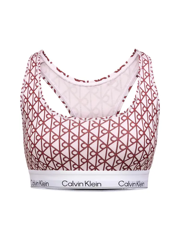 Calvin Klein Underwear Calvin Klein Underwear Nedrček  temno roza / črna / bela
