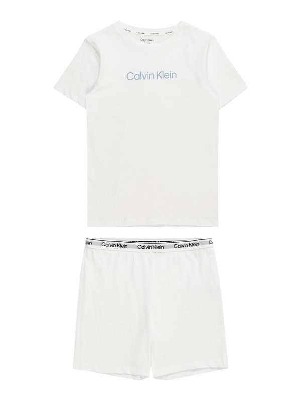 Calvin Klein Underwear Calvin Klein Underwear Pižama  svetlo modra / svetlo siva / črna / bela