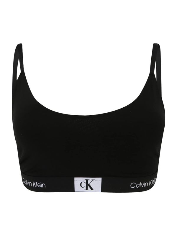 Calvin Klein Underwear Plus Calvin Klein Underwear Plus Nedrček  črna / bela