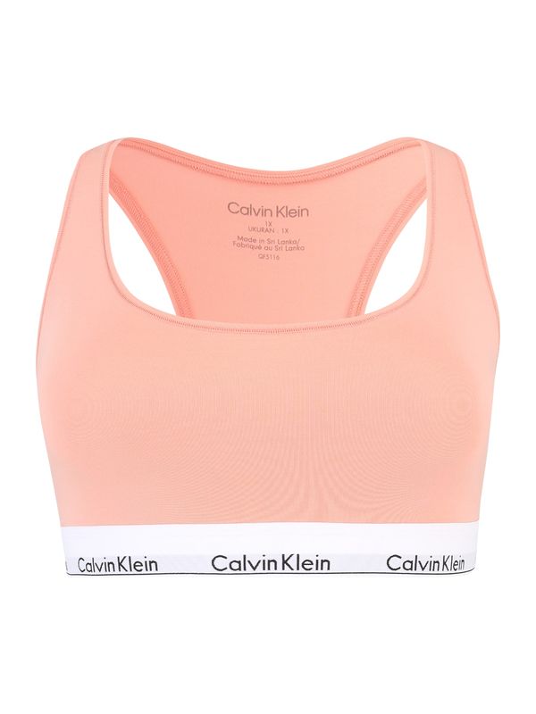 Calvin Klein Underwear Plus Calvin Klein Underwear Plus Nedrček  pastelno roza / črna / bela