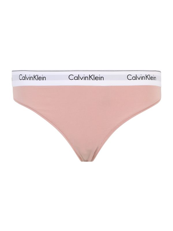 Calvin Klein Underwear Plus Calvin Klein Underwear Plus Tangice  puder / črna / bela
