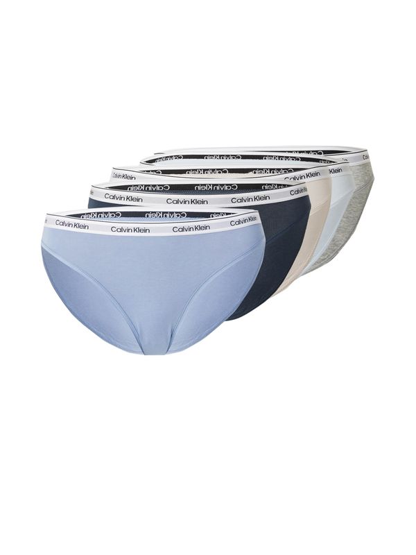 Calvin Klein Underwear Calvin Klein Underwear Spodnje hlačke  ecru / svetlo modra / pegasto siva / bela