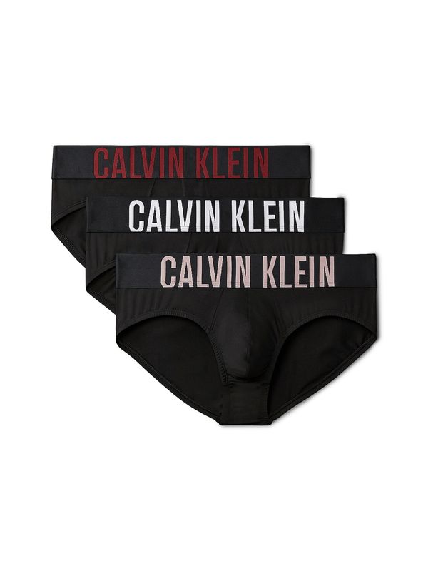 Calvin Klein Underwear Calvin Klein Underwear Spodnje hlačke 'Intense Power'  roza / temno rdeča / črna / bela