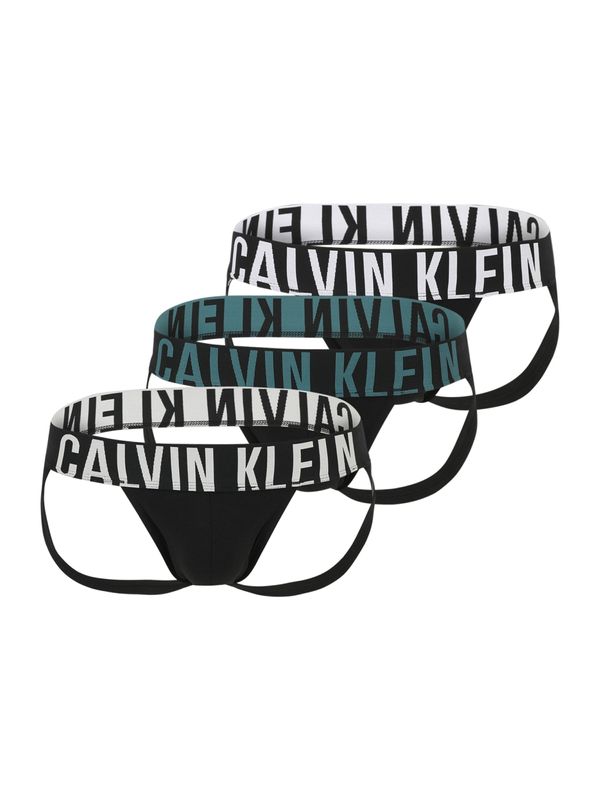 Calvin Klein Underwear Calvin Klein Underwear Spodnje hlačke 'Intense Power'  smaragd / črna / bela
