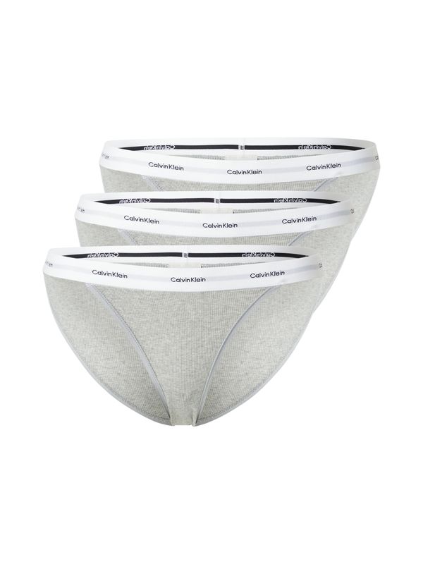 Calvin Klein Underwear Calvin Klein Underwear Spodnje hlačke  pegasto siva / črna / bela