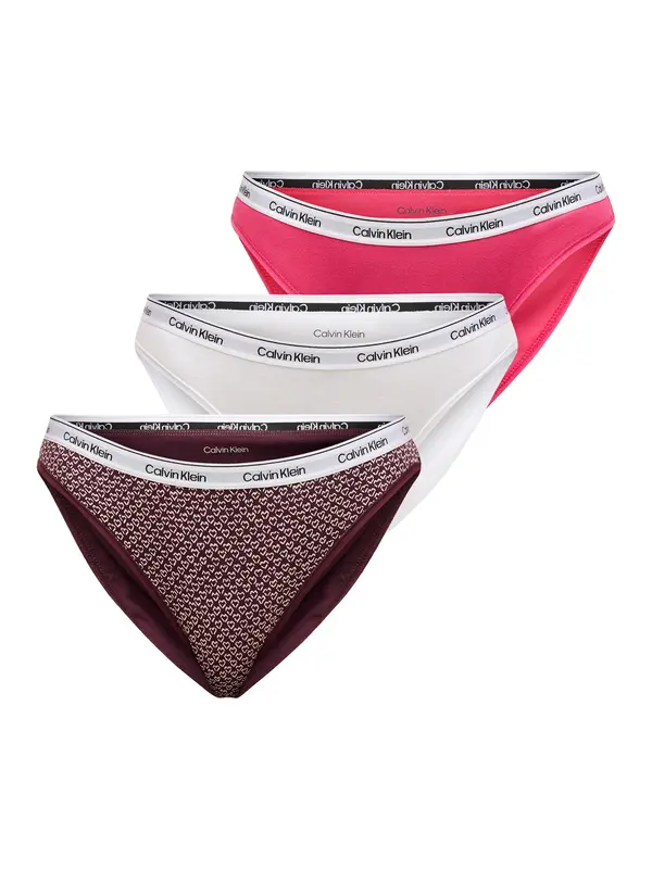 Calvin Klein Underwear Calvin Klein Underwear Spodnje hlačke  roza / bordo / bela