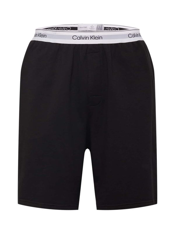 Calvin Klein Underwear Calvin Klein Underwear Spodnji del pižame  črna / bela