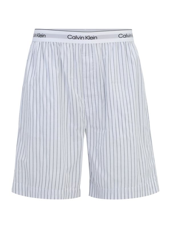 Calvin Klein Underwear Calvin Klein Underwear Spodnji del pižame  modra / siva / črna / bela
