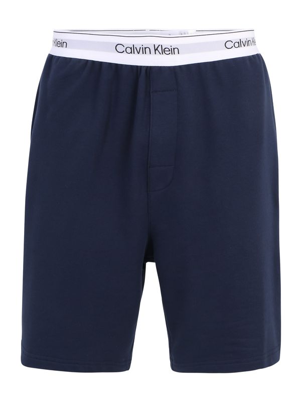 Calvin Klein Underwear Calvin Klein Underwear Spodnji del pižame  nočno modra / bela
