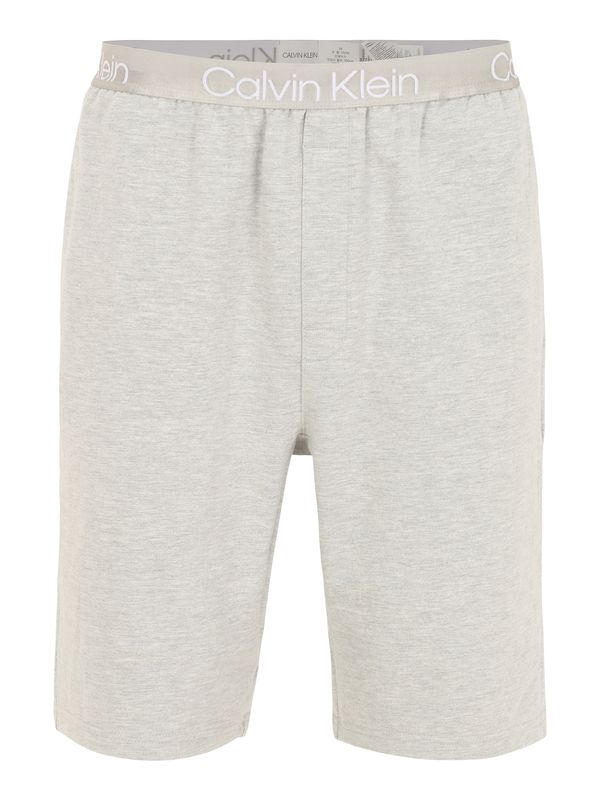 Calvin Klein Underwear Calvin Klein Underwear Spodnji del pižame  pegasto siva / bela