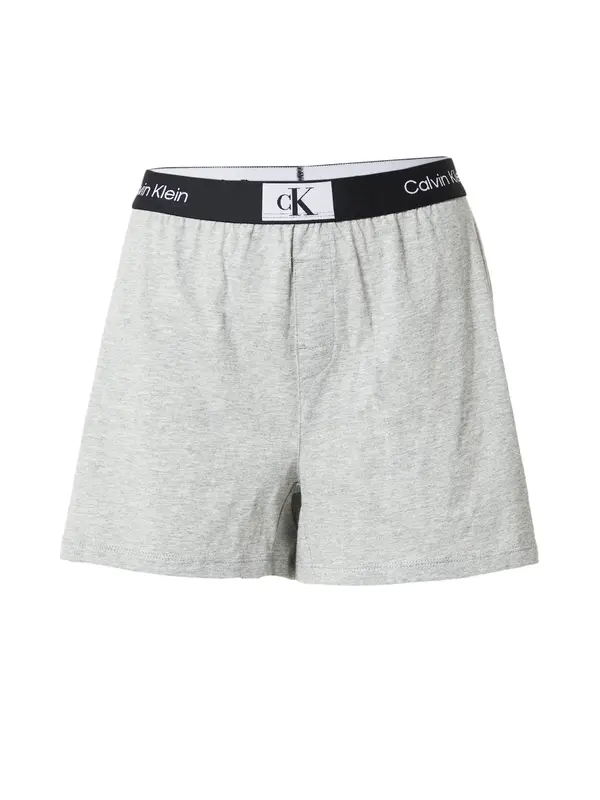 Calvin Klein Underwear Calvin Klein Underwear Spodnji del pižame  pegasto siva / črna / bela