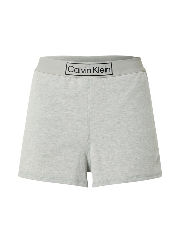 Calvin Klein Underwear Calvin Klein Underwear Spodnji del pižame  pegasto siva / črna