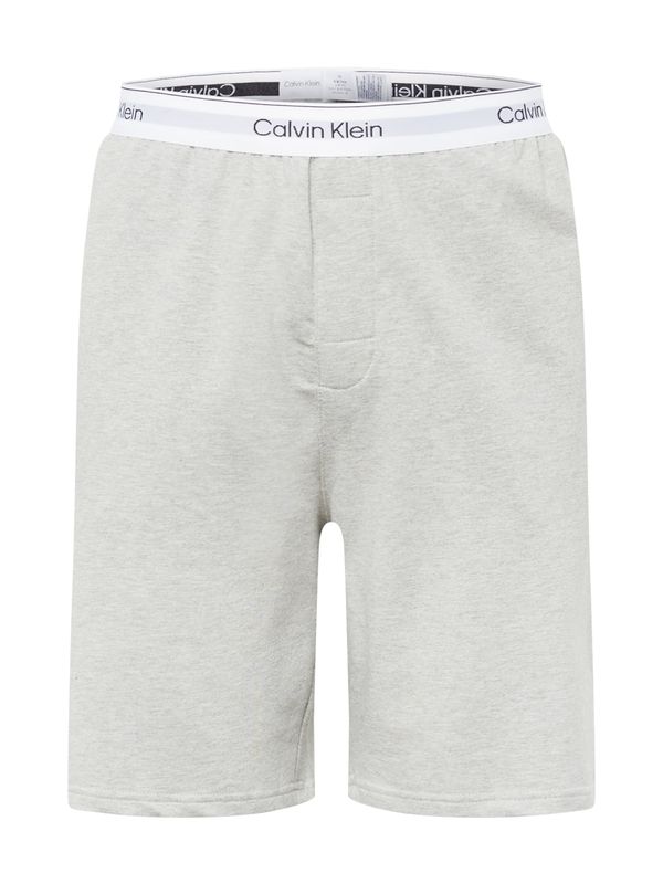 Calvin Klein Underwear Calvin Klein Underwear Spodnji del pižame  siva / pegasto siva / črna / bela