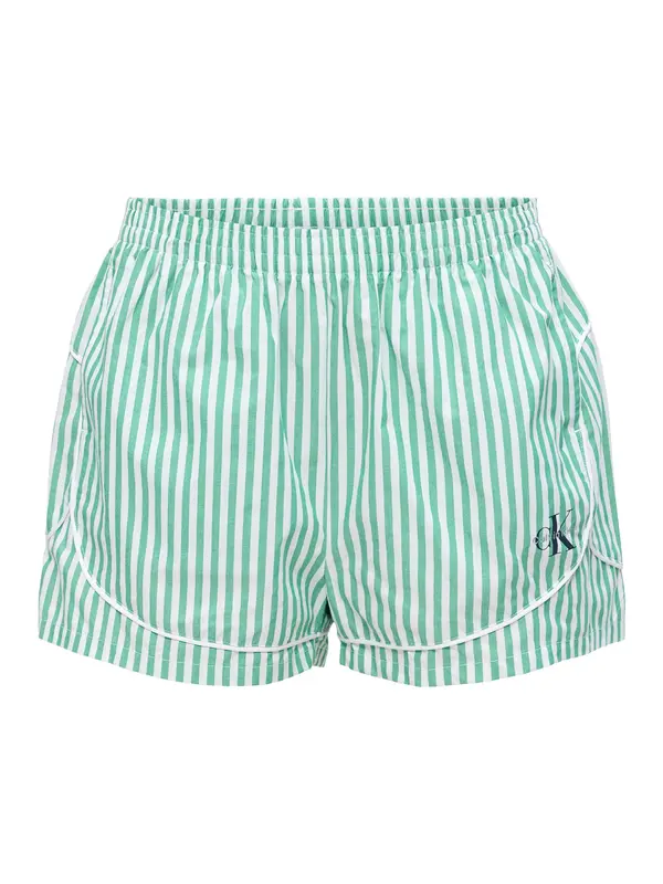 Calvin Klein Underwear Calvin Klein Underwear Spodnji del pižame  zelena / bela