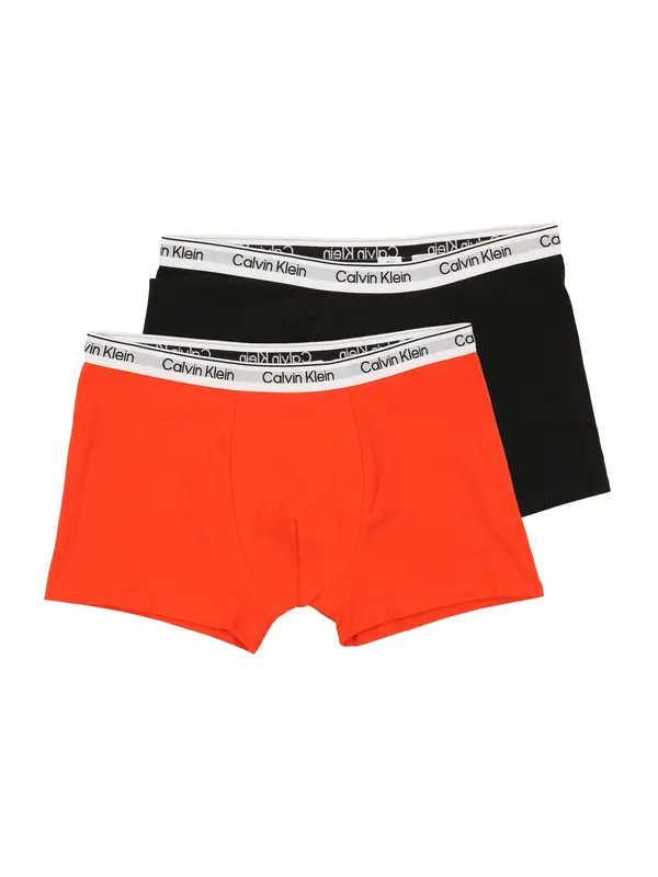 Calvin Klein Underwear Calvin Klein Underwear Spodnjice  svetlo siva / oranžno rdeča / črna / bela