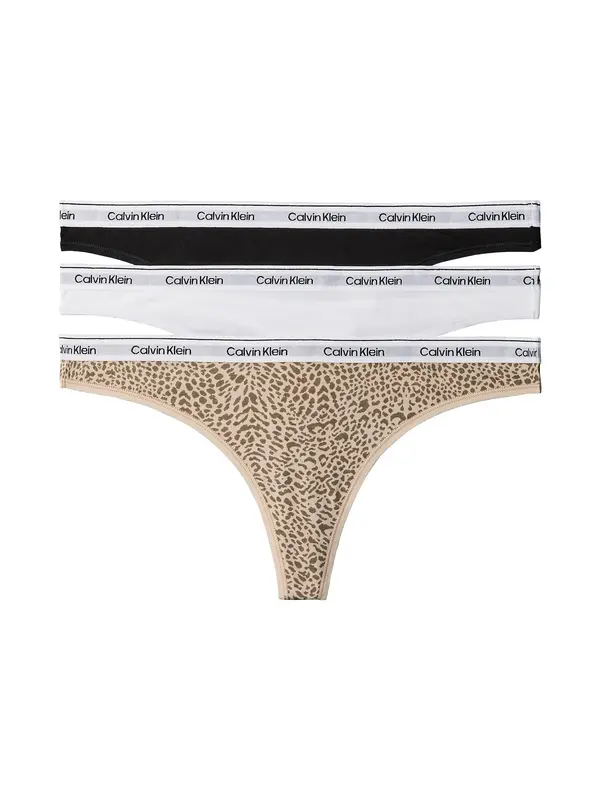 Calvin Klein Underwear Calvin Klein Underwear Tangice  bež / kamela / črna / bela