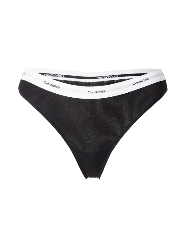 Calvin Klein Underwear Calvin Klein Underwear Tangice  črna / bela