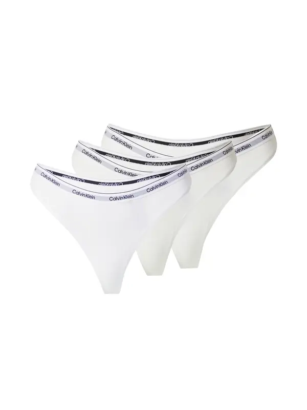 Calvin Klein Underwear Calvin Klein Underwear Tangice  črna / bela / naravno bela