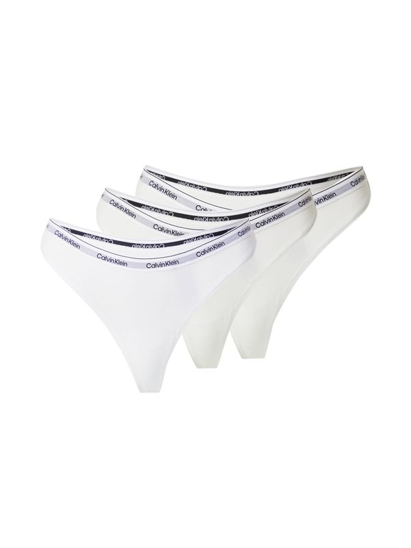 Calvin Klein Calvin Klein Underwear Tangice  črna / bela / naravno bela