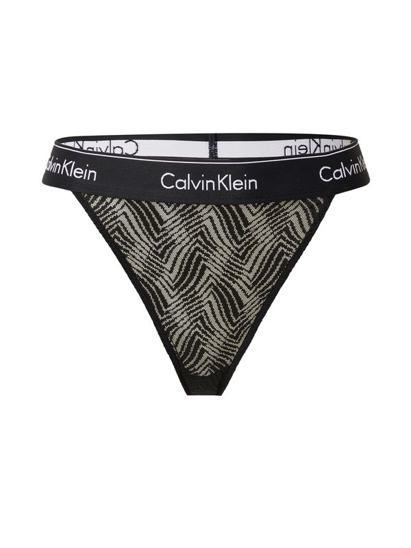 Calvin Klein Underwear Calvin Klein Underwear Tangice  črna / bela