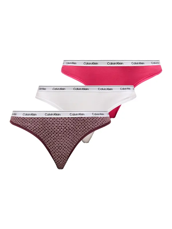 Calvin Klein Underwear Calvin Klein Underwear Tangice  fuksija / češnjevo rdeča / črna / bela