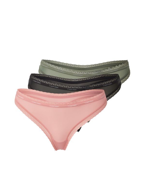 Calvin Klein Underwear Calvin Klein Underwear Tangice  jabolko / roza / črna / bela